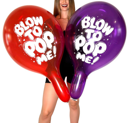 nastila balloons x TUFTEX 17" Rundballon | Blow to pop me!