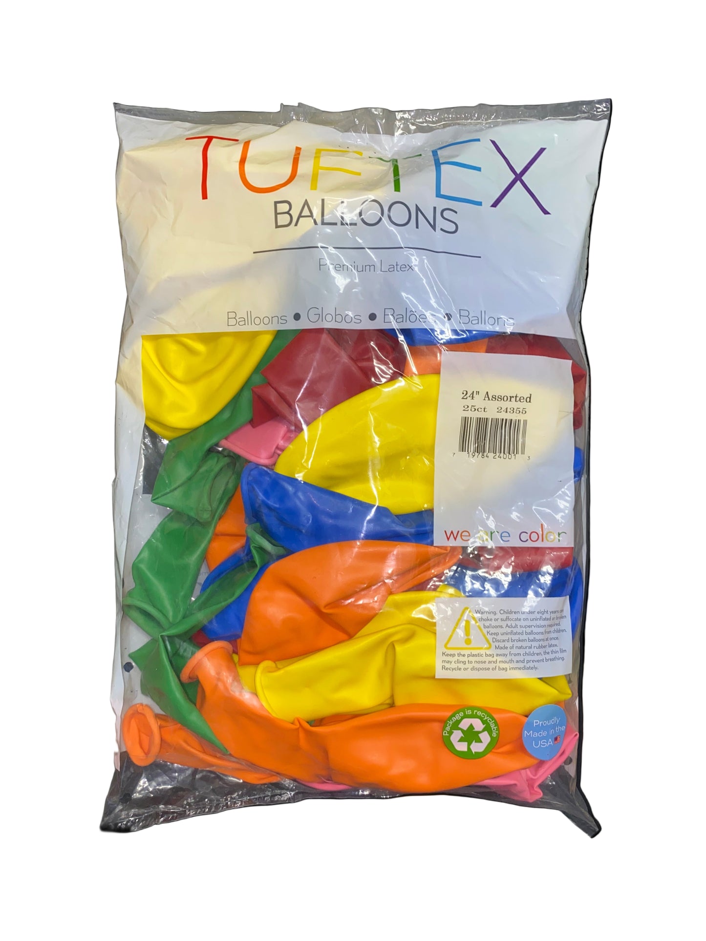 TUFTEX 24" round balloon | pastel
