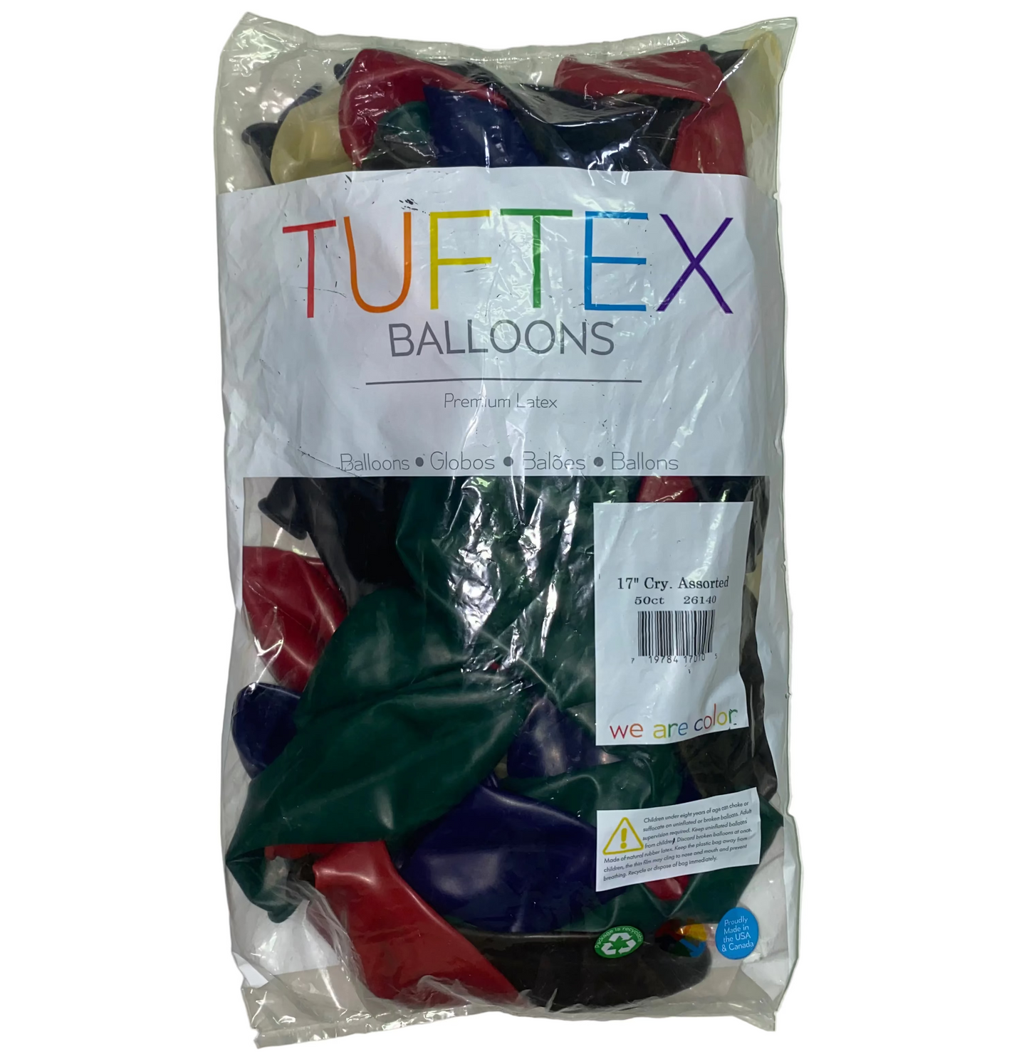 TUFTEX 17" Rundballon | Kristall