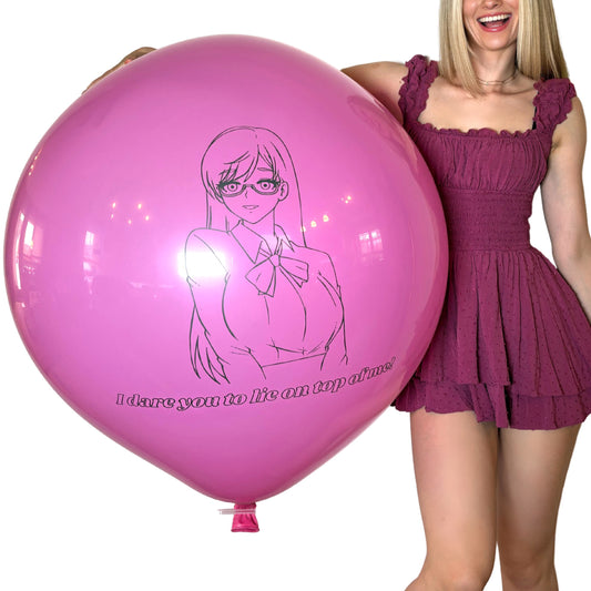 nastila balloons x CATTEX 32" round balloon | I dare you!