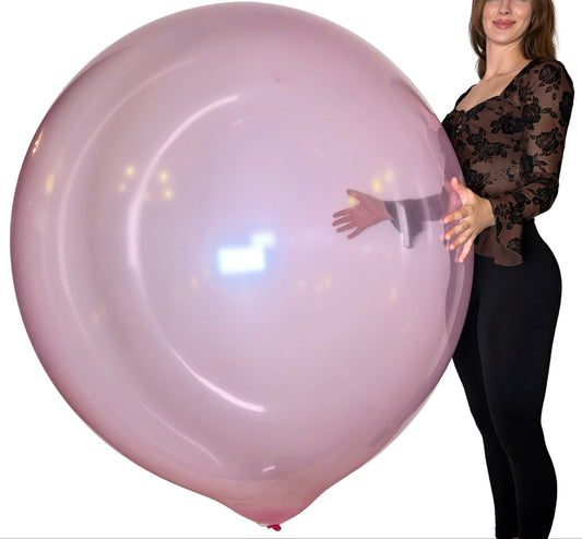 CATTEX 34" round balloon | Crystal