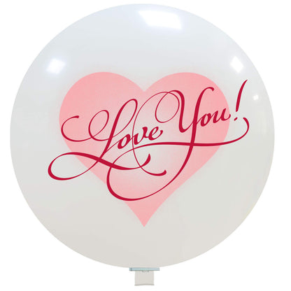 CATTEX 35" Rundballon | Love You! (zweiseitig bedruckt) - nastila balloons