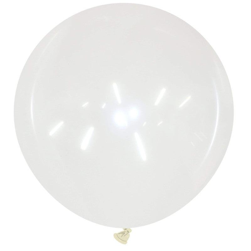 CATTEX 34" round balloon | Crystal
