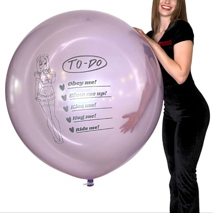 nastila balloons x CATTEX 34" Rundballon | Obey me!