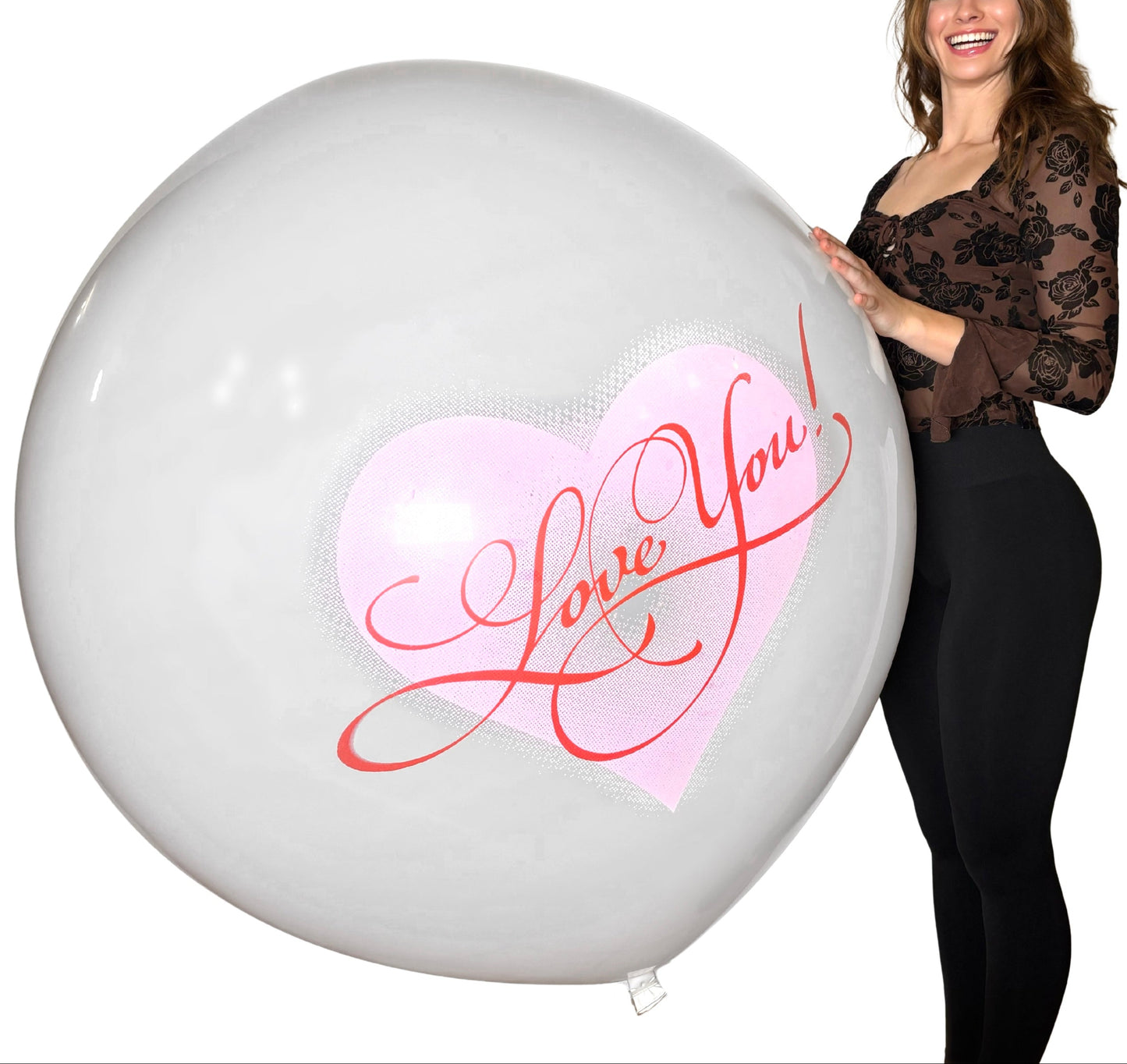 CATTEX 35" Rundballon | Love You! (zweiseitig bedruckt) - nastila balloons
