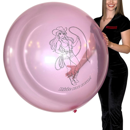 nastila balloons x CATTEX 34" Rundballon | Cowgirl - nastila balloons