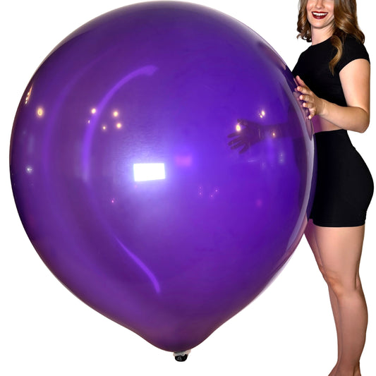BELBAL 36" round balloon | crystal 