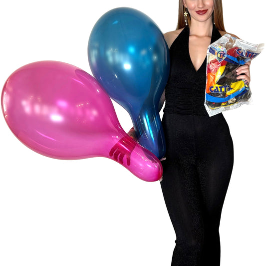 CATTEX 14" Rundballon | Kristall Mix 50 Stück - nastila balloons